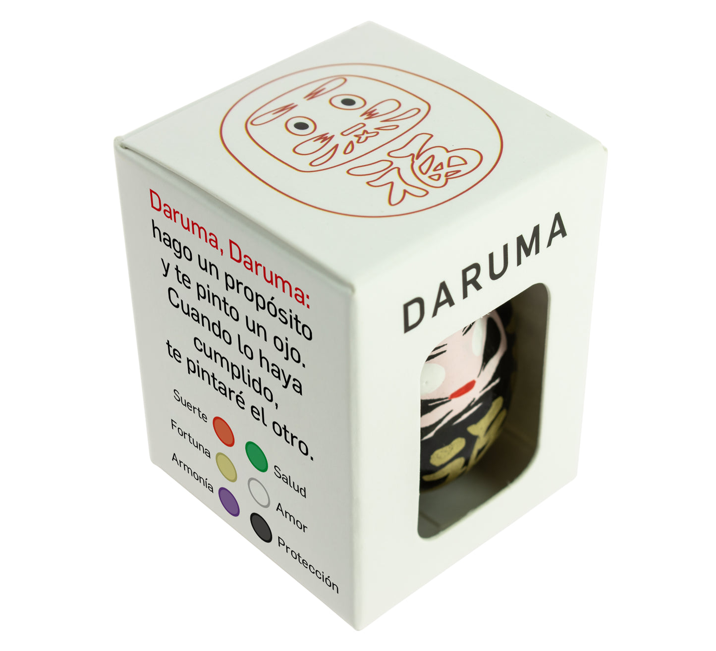 Black Daruma - Protection, Small