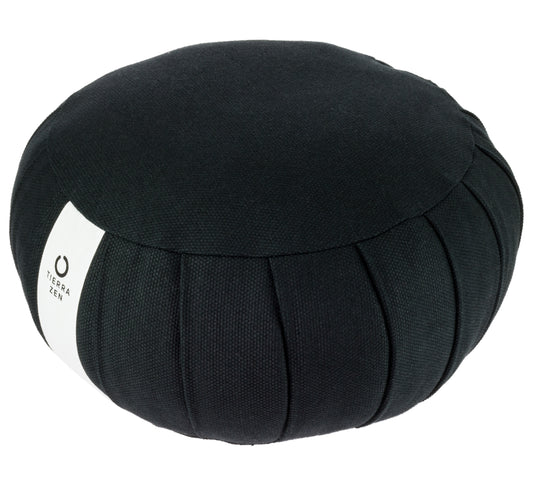Zafu Rond de Kapok Noir