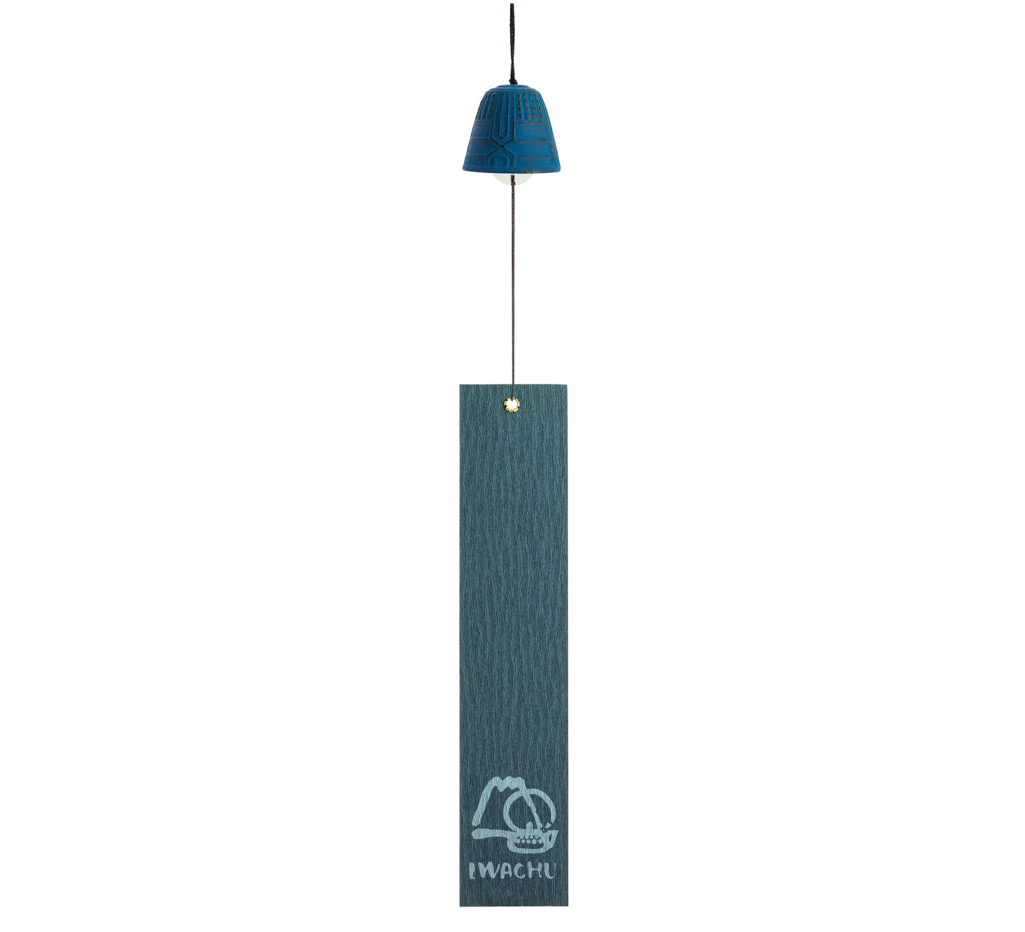 Campana Feng Shui Furin Iwachu Azul 4,5 cm