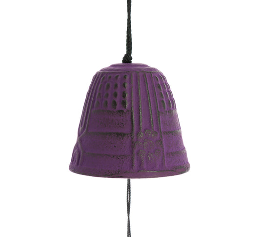 Campana Feng Shui Furin Iwachu Púrpura 4,5 cm