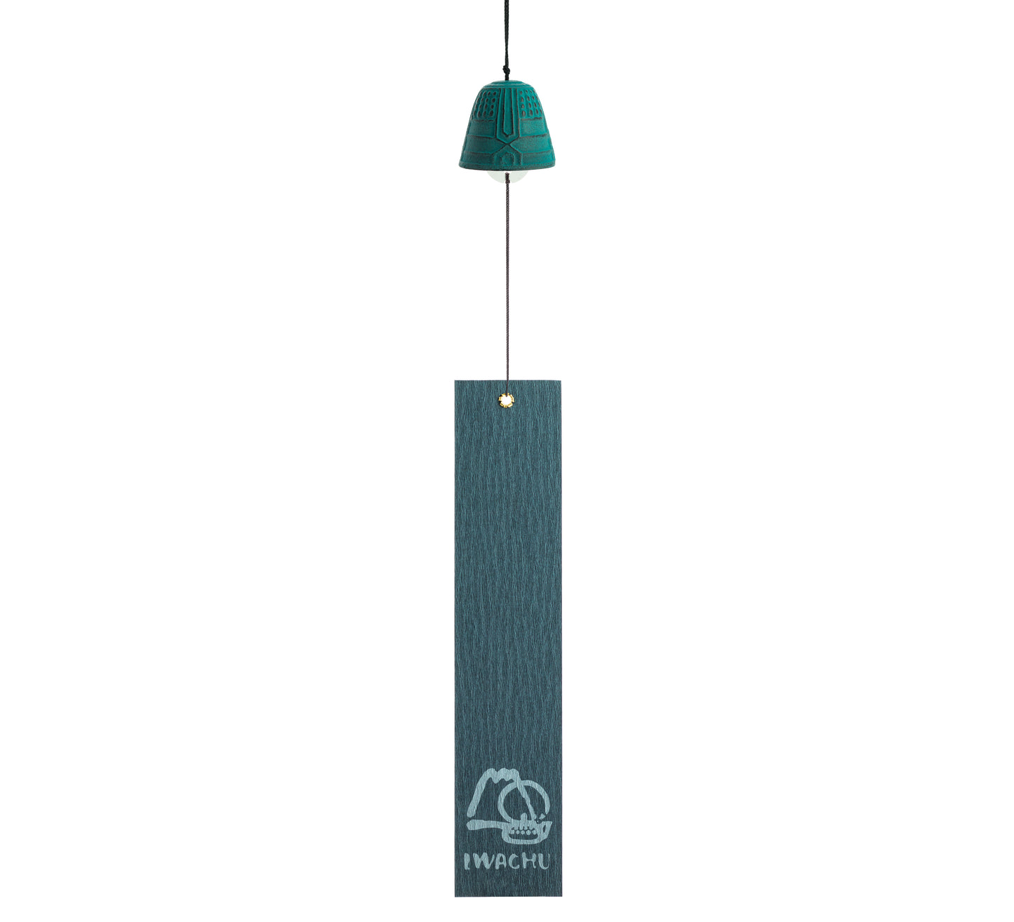 Campana Feng Shui Furin Iwachu Turquesa 4,5 cm