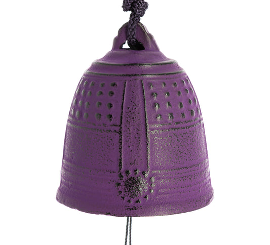 Cloche Feng Shui Furin Iwachu Pourpre 5,5 cm
