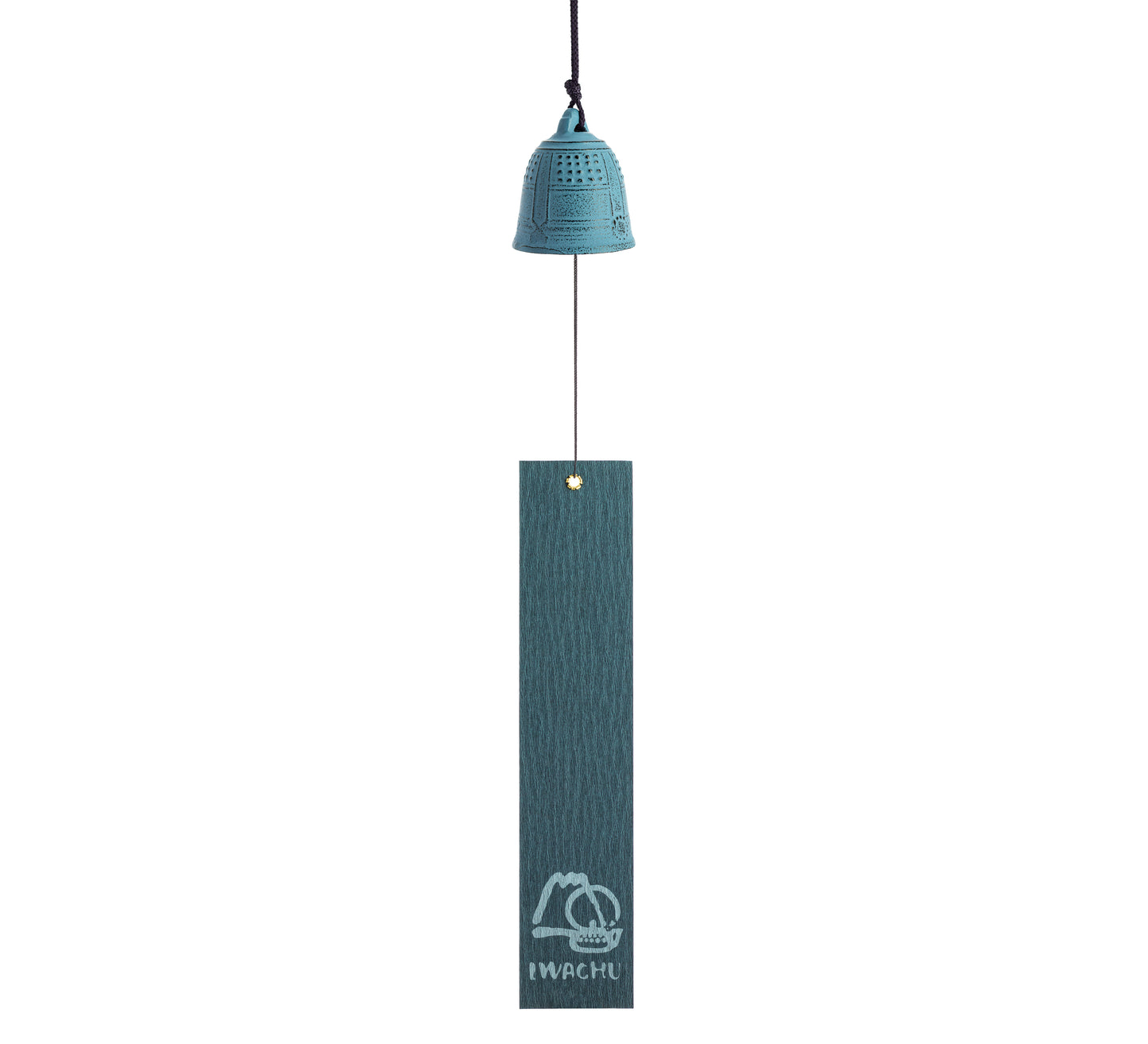 Cloche Feng Shui Furin Iwachu Bleu Clair 5,5 cm
