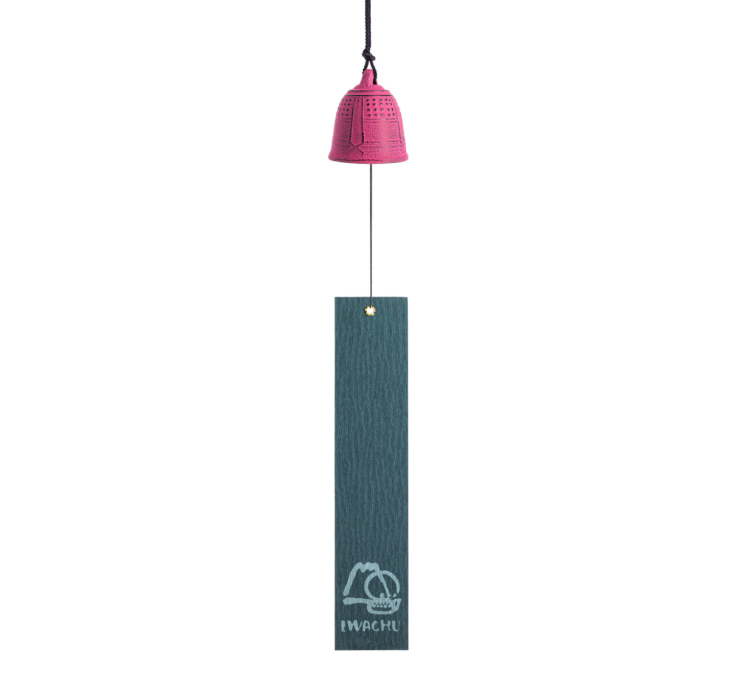 Iwachu Furin Feng Shui Glocke - Rosa 5,5 cm