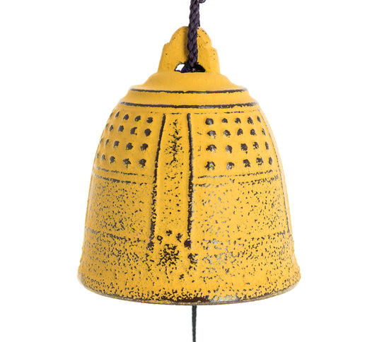 Iwachu Furin Feng Shui Glocke - Gelb 5,5 cm