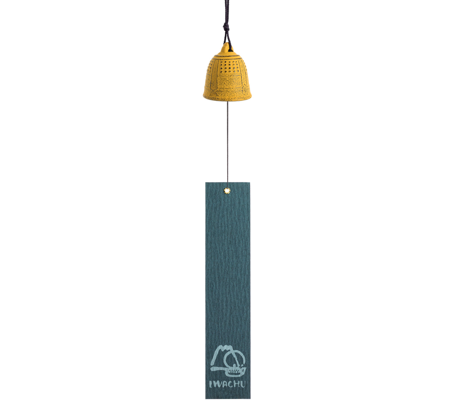 Iwachu Furin Feng Shui Bell - Yellow 5,5 cm