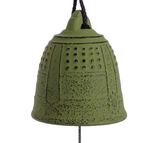 Cloche Feng Shui Furin Iwachu Verte 5,5 cm