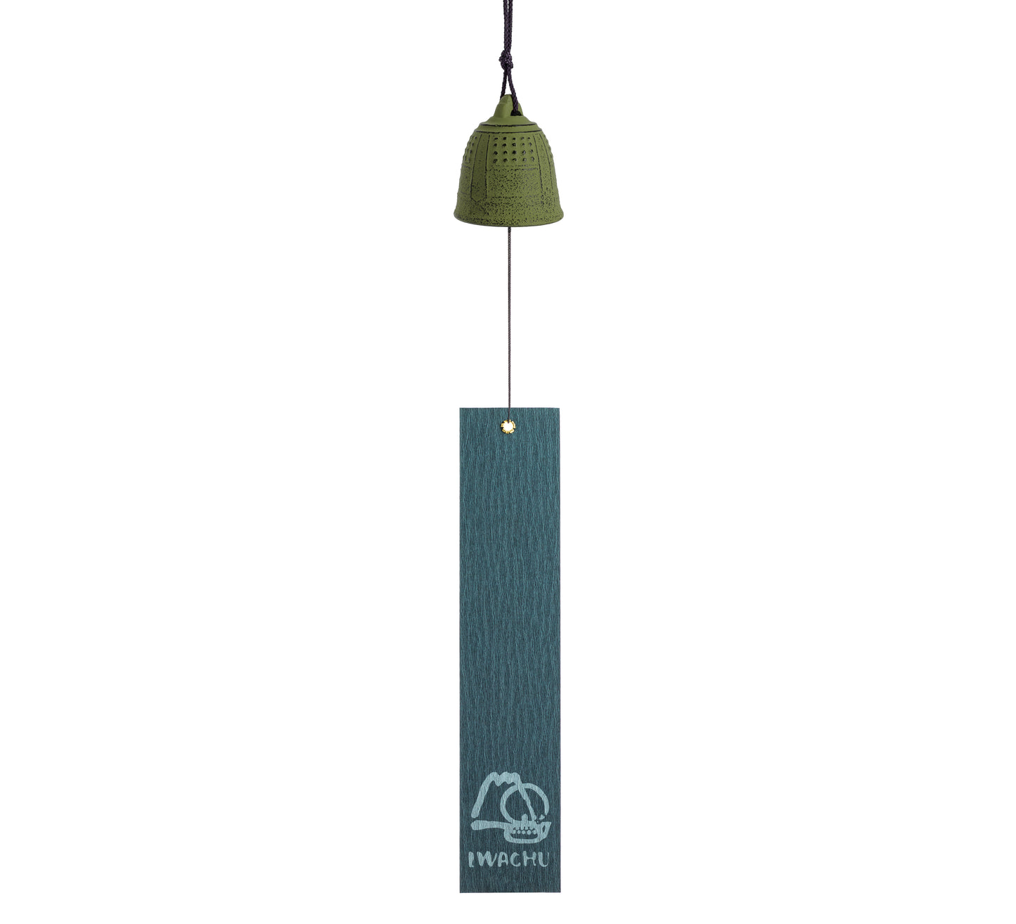 Campana Feng Shui Furin Iwachu Verde 5,5 cm