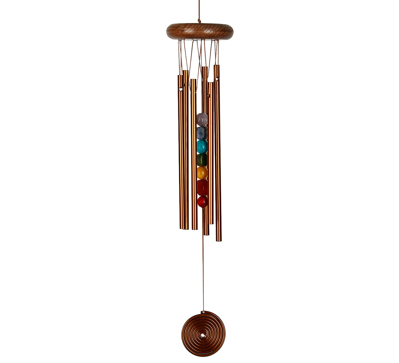 Chakra Chime - Sette pietre, bronzo