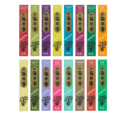 Pack Encens Morning Star - 16 Senteurs