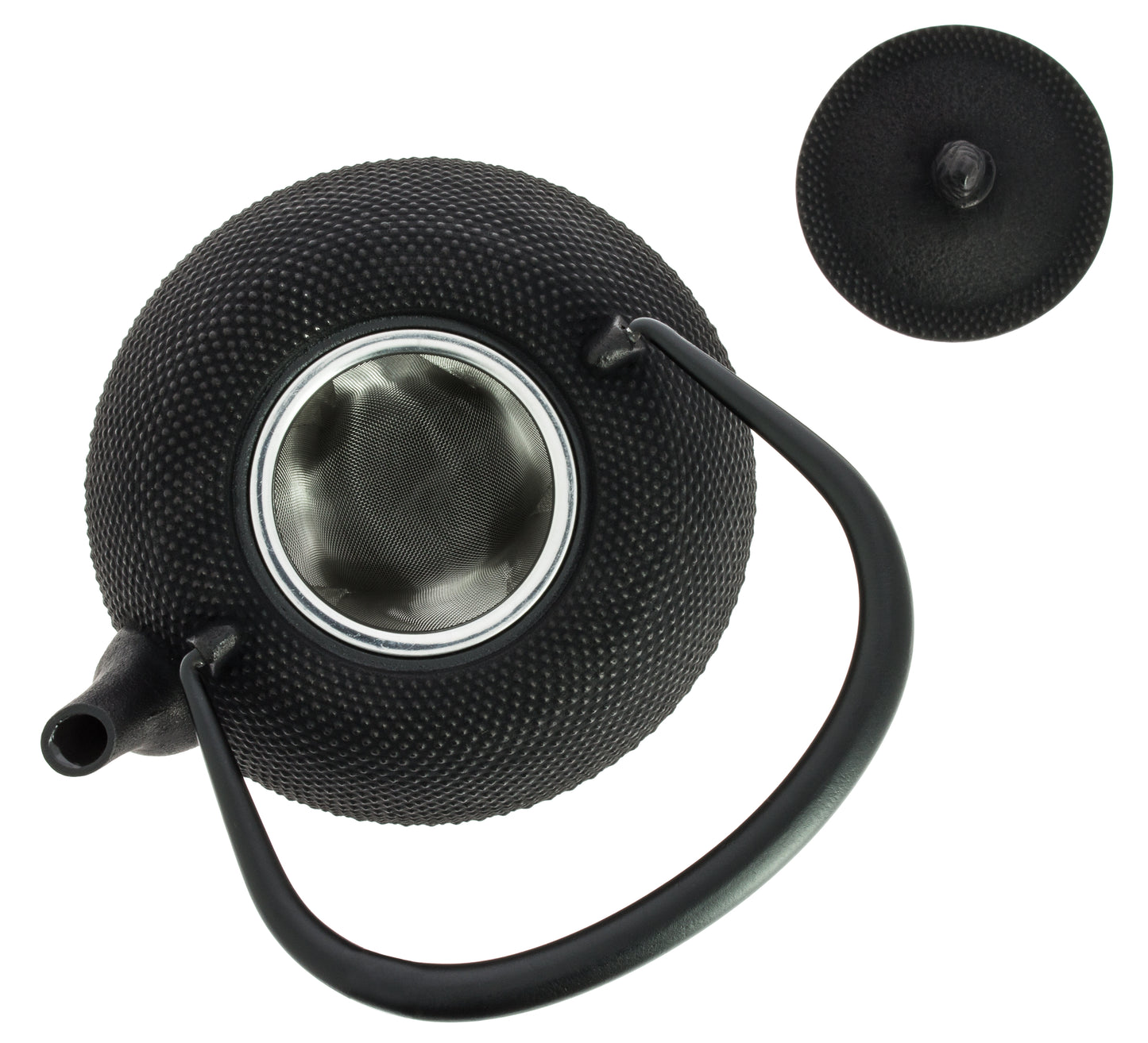 Nanbu Arare Iwachu Teapot - Black, 1000 ml