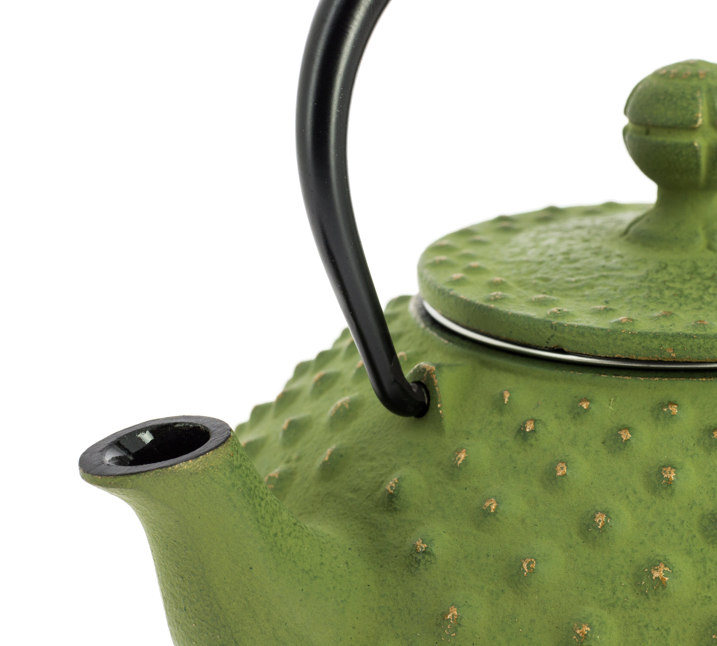 Bule Kanbin Iwachu - Verde Dourado, 350 ml