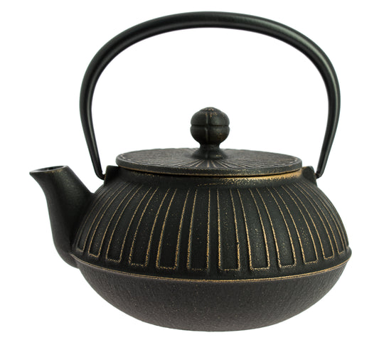 Kiku Iwachu Teapot - Golden Black, 650 ml