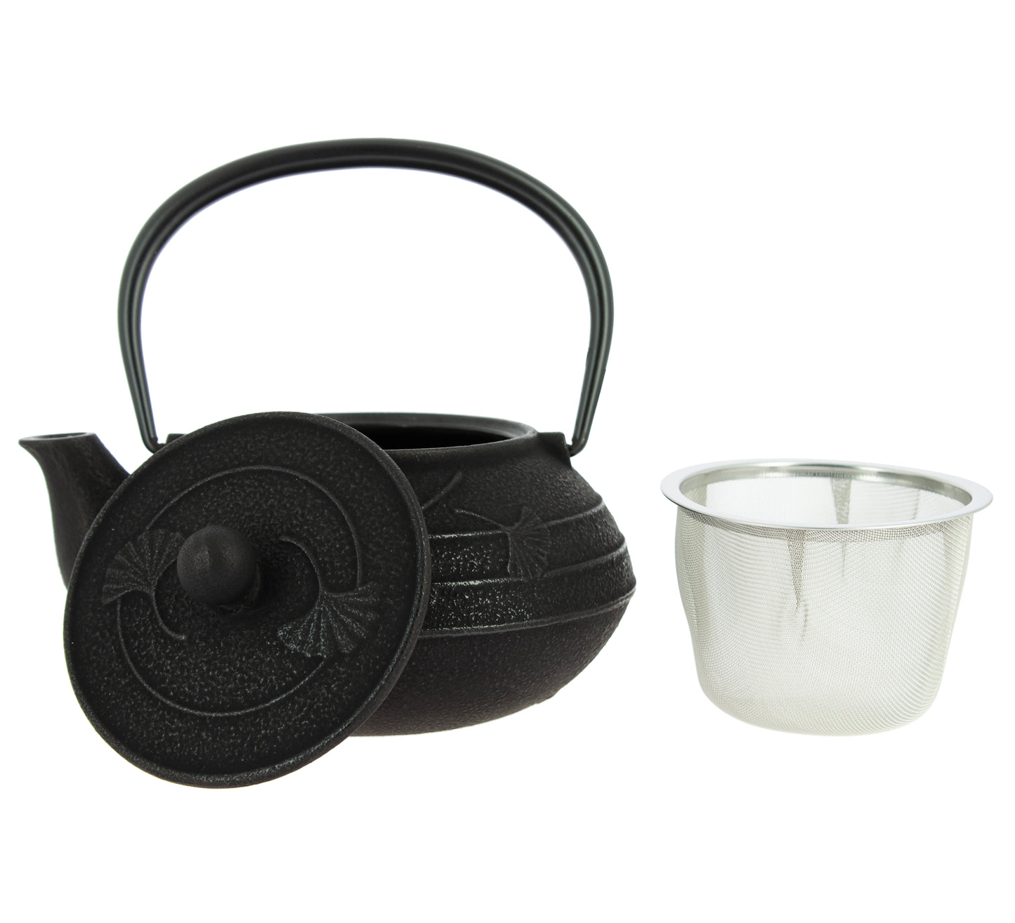 Ginkgo Iwachu Teapot - Black, 650 ml