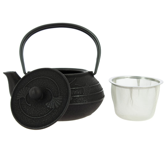 Théière Iwachu Ginkgo Noire 650 ml