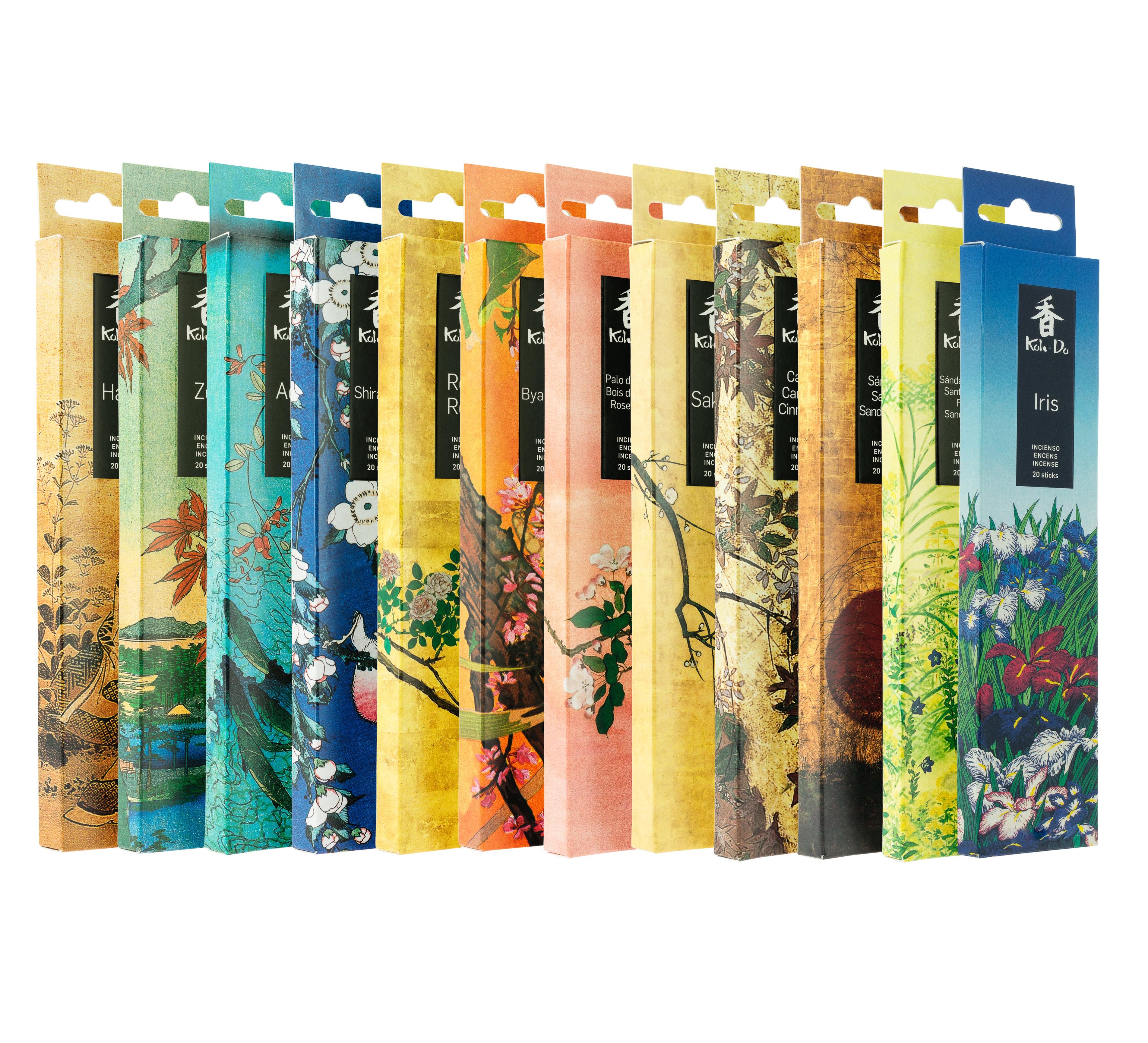 Koh Do Incense Pack - 12 Fragrances, Assortment 1 – Tierra Zen
