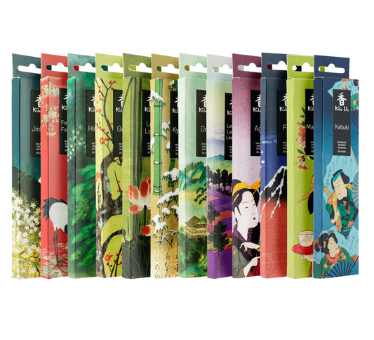 Koh Do Incense Pack - 12 Fragrances, Assortment 2