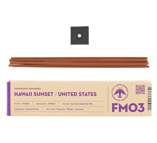 Fragrance Memories Incense - Hawaii Sunset