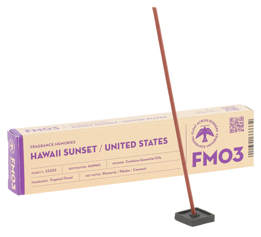 Fragrance Memories Incense - Hawaii Sunset