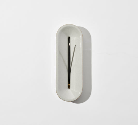 Elemense Incense Burner - Porcelain, Gray