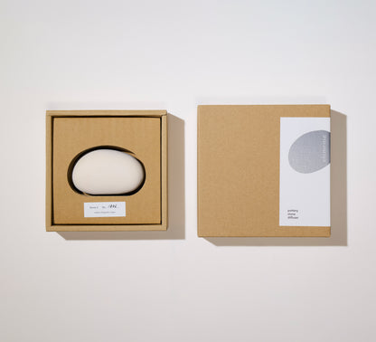 Elemense Pottery Stone Diffuser nº3 - White