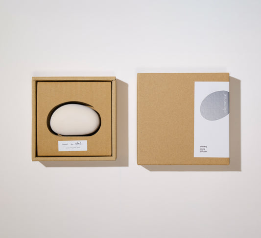 Elemense Pottery Stone Diffuser nº3 - White