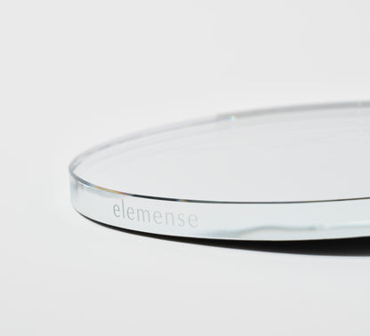 Elemense Glass Mirror Tray