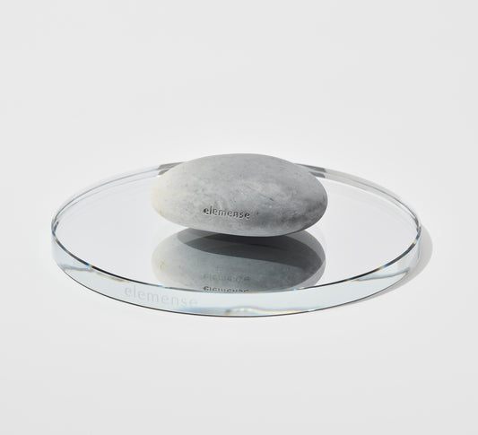 Elemense Glass Mirror Tray
