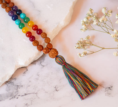 Mala Rudraksha 7-Chakra
