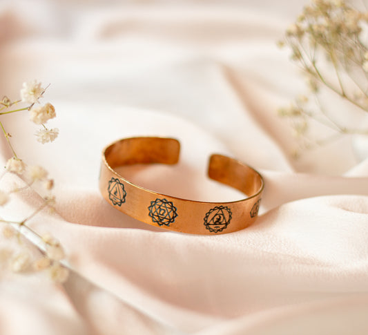 Pulseira de Cobre - 7 Chakras
