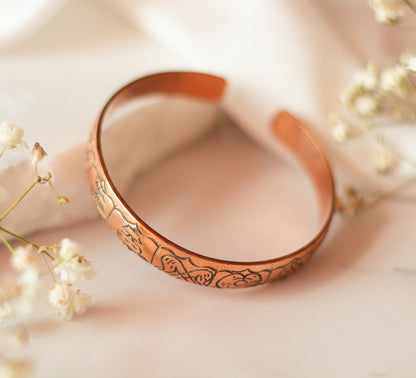 Pulsera Cobre - 8 Símbolos Auspiciosos