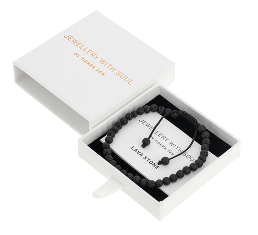 Bracciale Kora - Pietra lavica