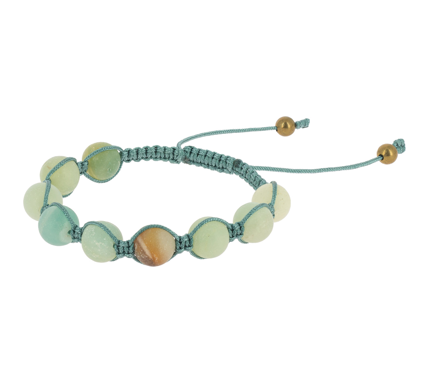Bracciale Shambala - Amazzonite opaca