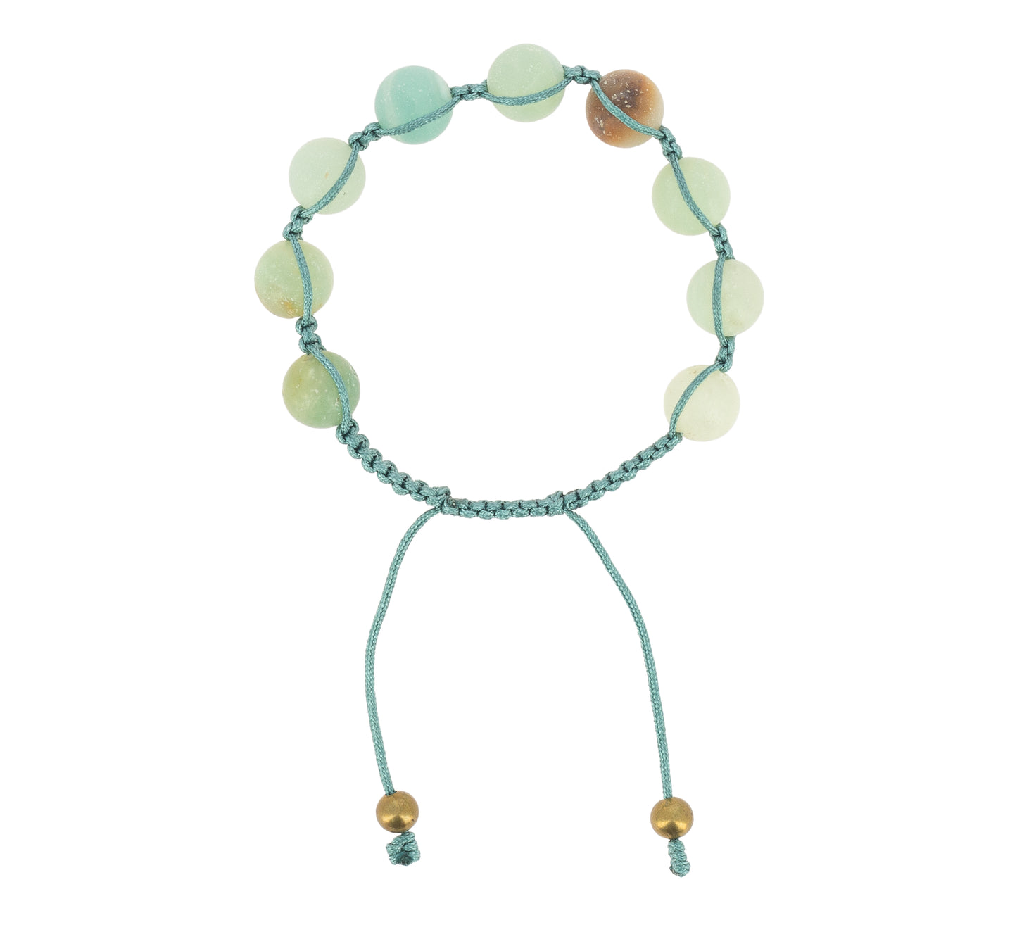 Bracciale Shambala - Amazzonite opaca