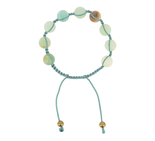 Shambala Bracelet - Matte Amazonite