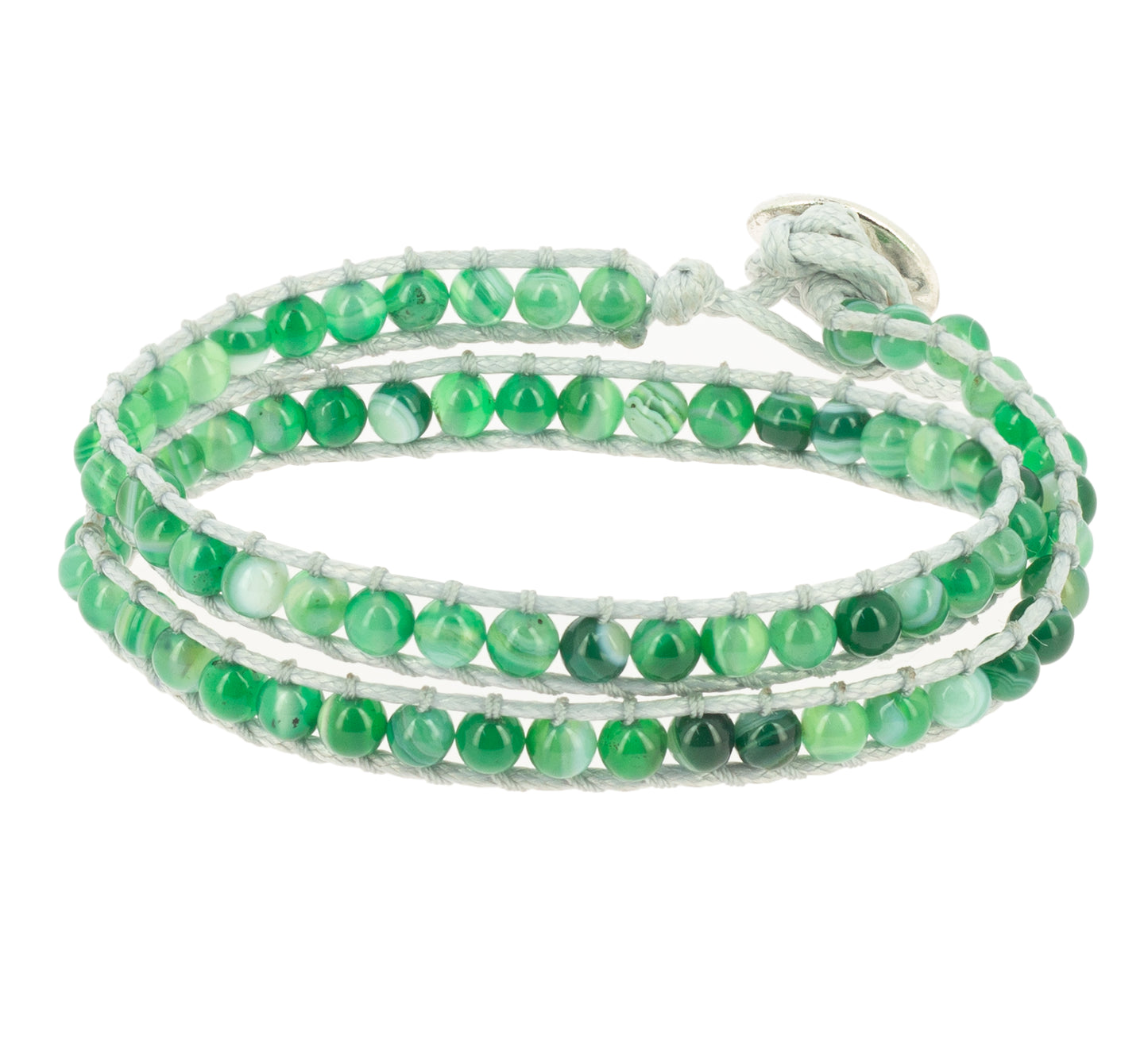 Pulsera Naga Sardónice Verde.