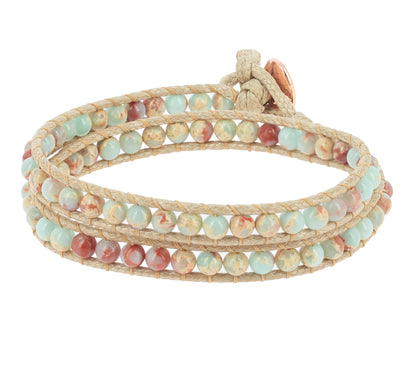 Bracciale Naga - Diaspro Aqua Terra