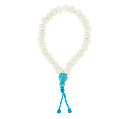 Pulsera-mala Hueso Blanco