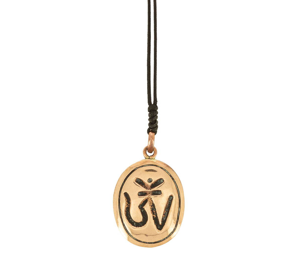 Pendentif Cuivre Om tibétain