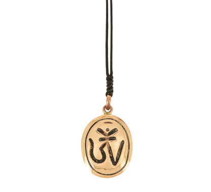 Pendentif Cuivre Om tibétain