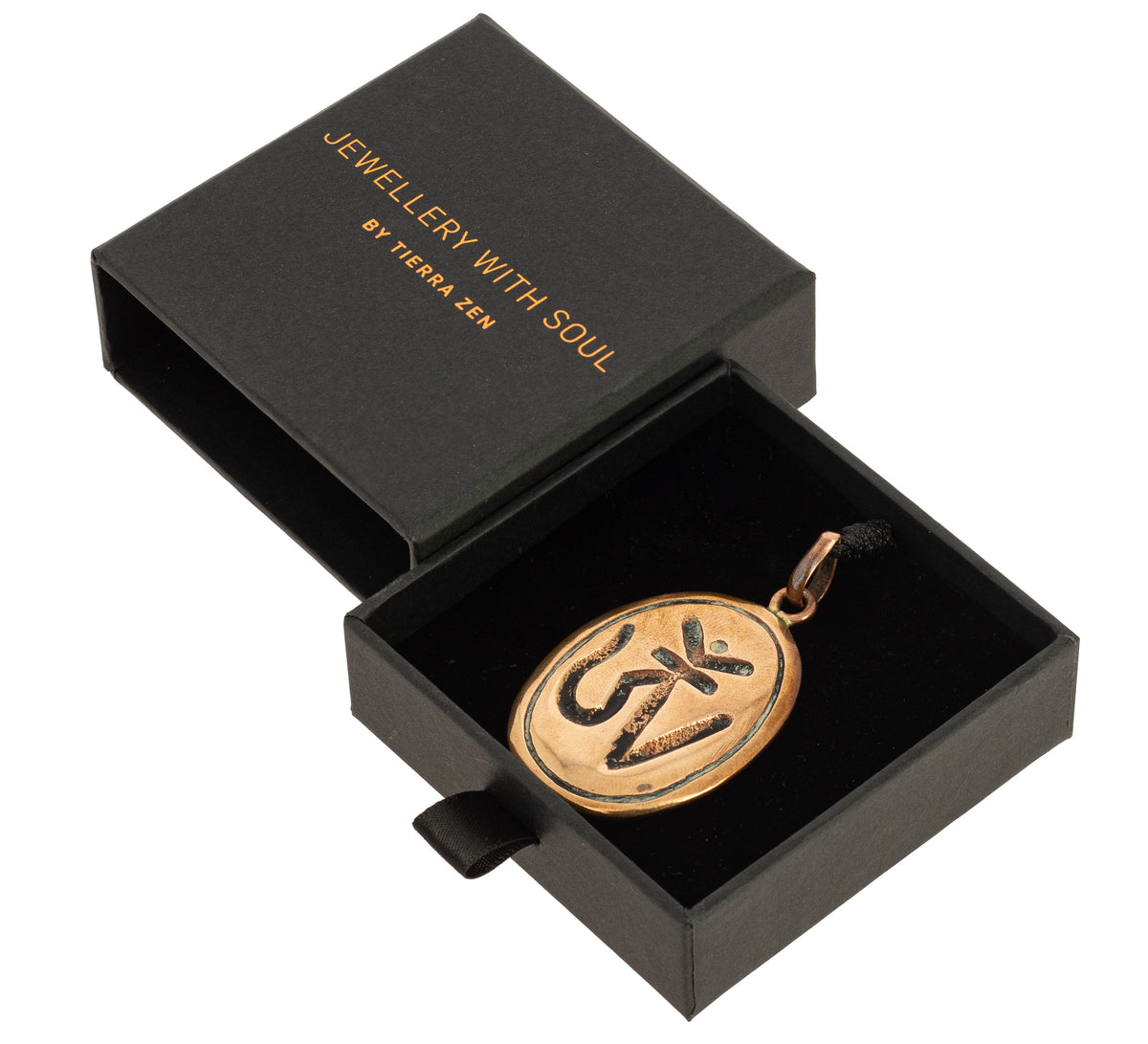 Pendentif Cuivre Om tibétain
