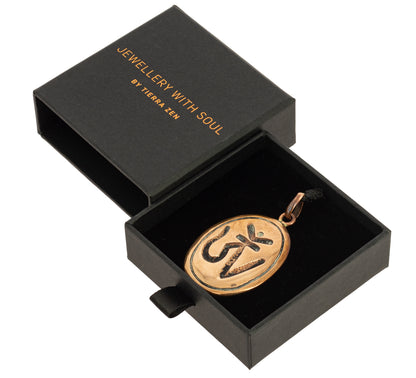 Pendentif Cuivre Om tibétain