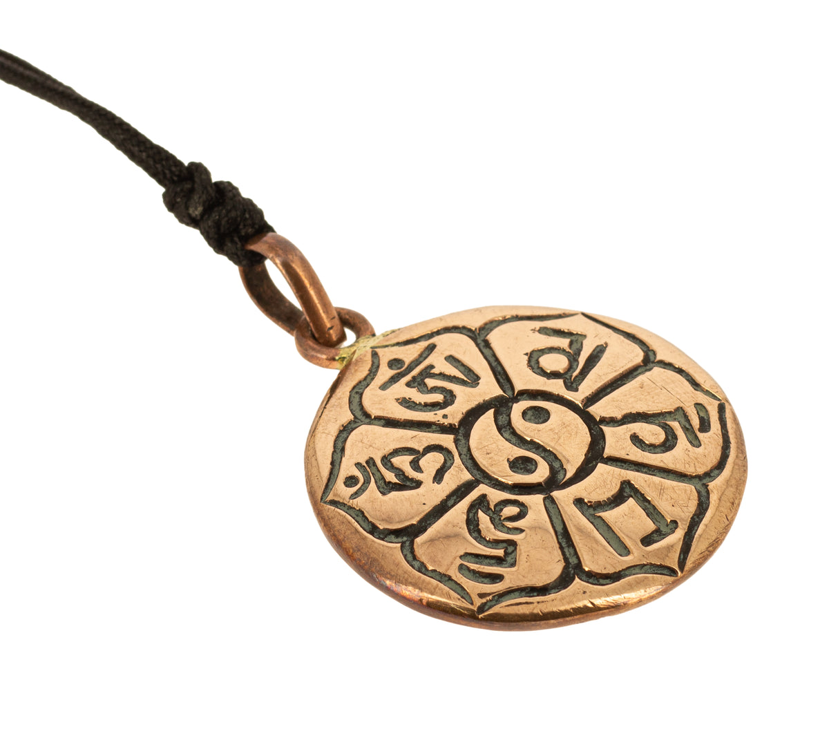 Pendentif Cuivre Mantra tibétain