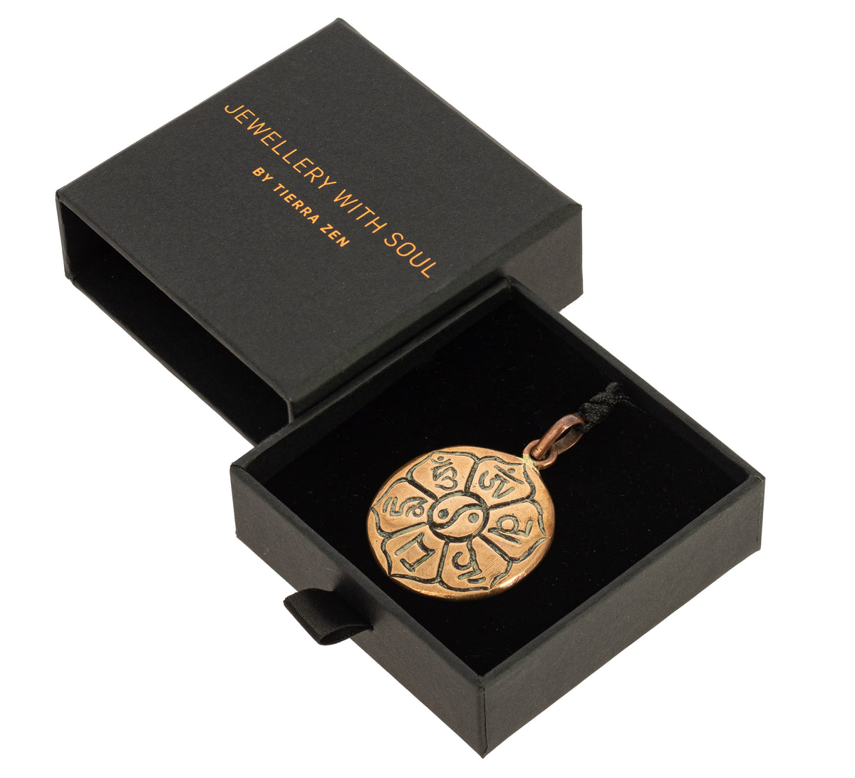 Pendentif Cuivre Mantra tibétain