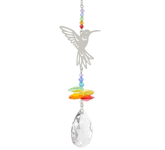 Crystal Fantasy Suncatcher - Hummingbird