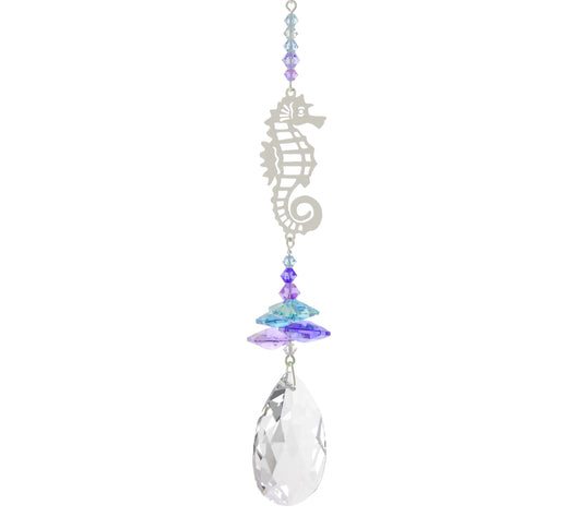 Crystal Fantasy Suncatcher - Seahorse