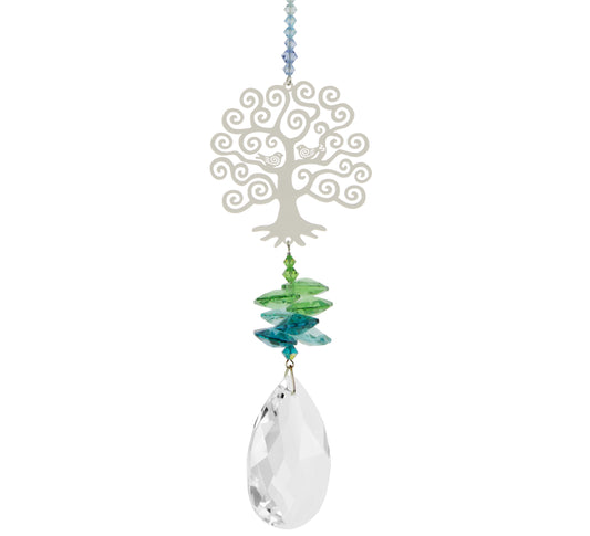 Crystal Fantasy Suncatcher - Tree of Life, Large