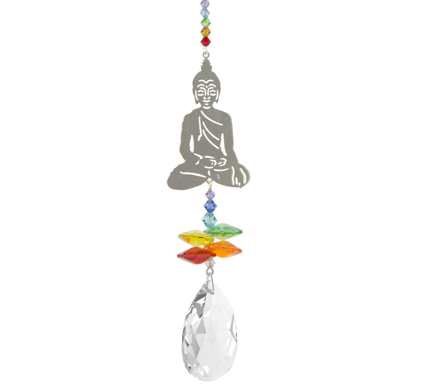 Crystal Fantasy Suncatcher - Buddha