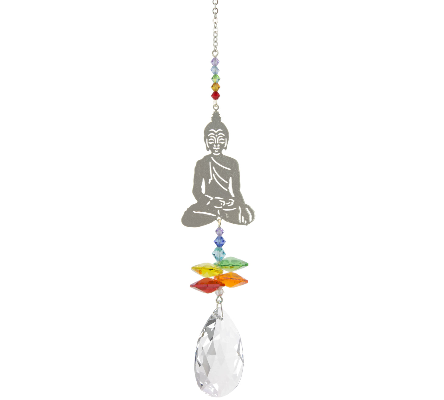 Crystal Fantasy Suncatcher - Buddha