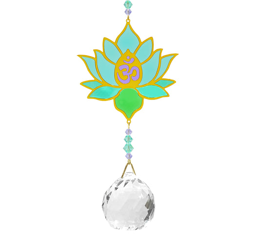 Great Feng Shui Crystal - Blue Lotus